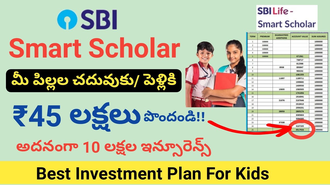 Sbi life smart scholar 24 k (8 yrs payment) | PDF
